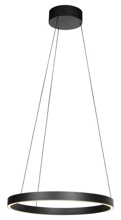 lampa wisząca Steinhauer Mykty 4203ZW czarna okrągła nad stół w jadalni nowoczesne oświetlenie LED