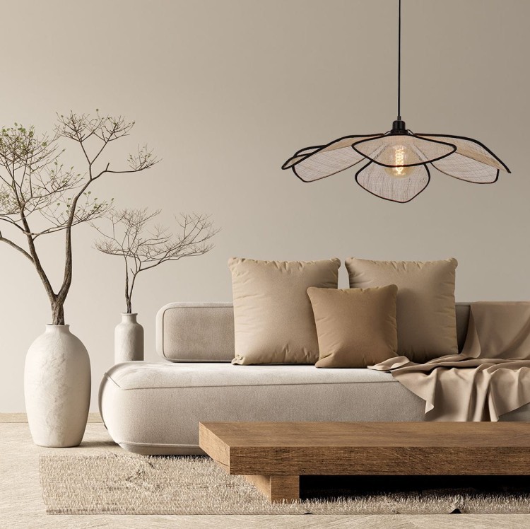 designerska lampa Steinhauer LumaFlora 4368CR 80 cm do sypialni i jadalni