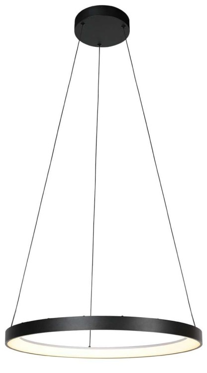 Lampa wisząca LED nad stół Steinhauer Lumex 4206ZW czarna 58 cm