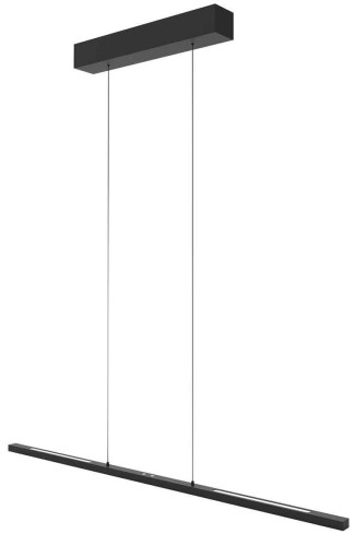 lampa wisząca Steinhauer Bande 3994ZW czarna listwa LED do jadalni