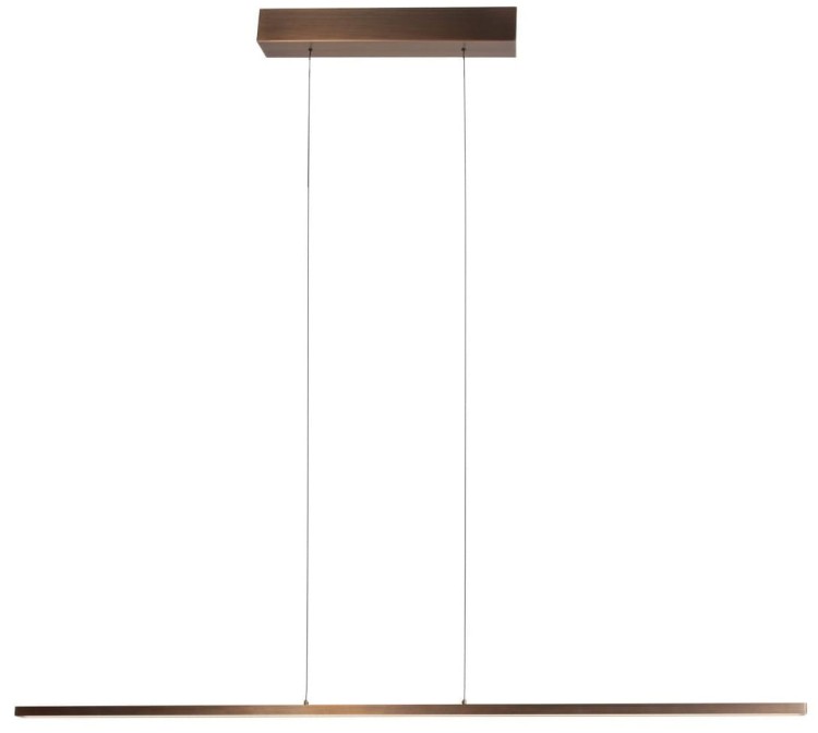 brązowa lampa wisząca Steinhauer Bande 3995BR LED nad stół w jadalni