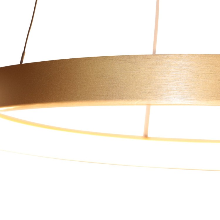 lampa ring Steinhauer 4612GO jako oświetlenie stołu w jadalni