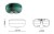 Ferroluce, LAMPA SUFITOWA DECO BELLOTA SOFFITTO - C2542