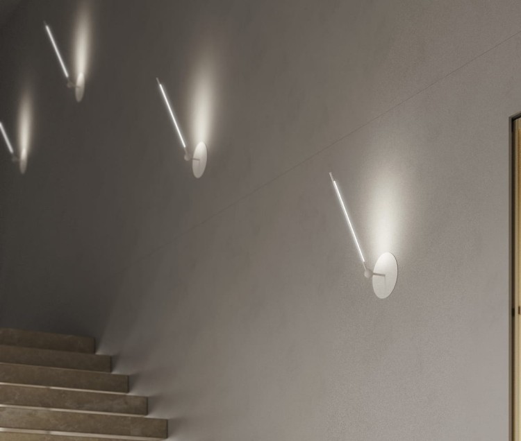 kinkiet podtynkowy Pivò Hide WM Accento Luce regulowany LED nowoczesny