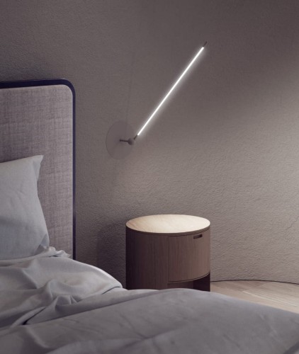 kinkiet podtynkowy Pivò Hide WL Accento Luce regulowany LED nowoczesny