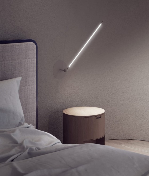 kinkiet podtynkowy Pivò Hide WL Accento Luce regulowany LED nowoczesny