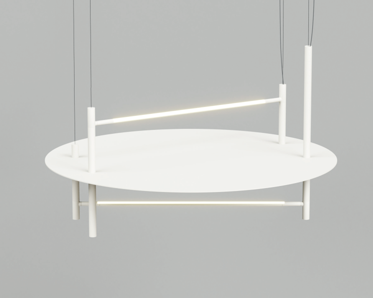 lampa sufitowa Oì Circle Accento Luce designerska LED nowoczesna do salonu