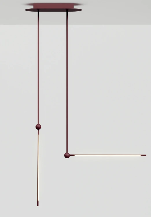 lampa sufitowa Pivò Plus 2X Accento Luce regulowana LED nowoczesna do salonu