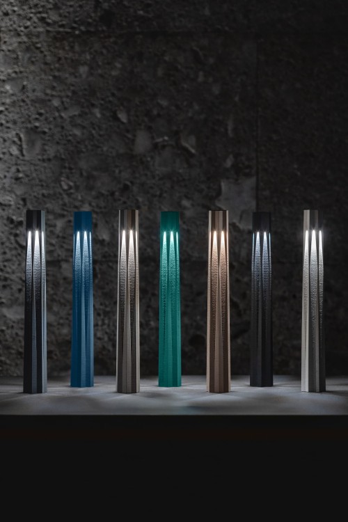 lampa stołowa Plissè Accento Luce miękkie światło do wnętrz