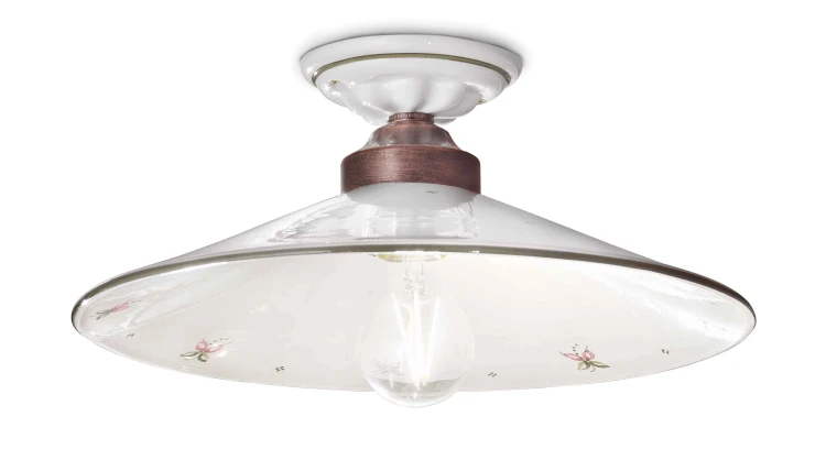 plafon Ferroluce classic C059 ceramiczny dekoracyjny salon prowansalski