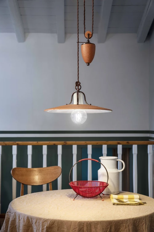 lampa Ferroluce BOLOGNA klasyczna rustykalna restauracja włoska