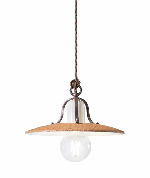 ceramiczna lampa Ferroluce C822 Bologna nad stół kuchnia country