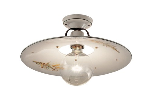 lampa sufitowa Ferroluce C828 kuchnia styl country światło rozproszone