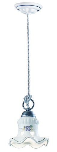 ceramiczna lampa Ferroluce CHIETI Ø15 cm styl włoski