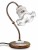 lampa stołowa Ferroluce C173 ceramiczna rustykalna sypialnia