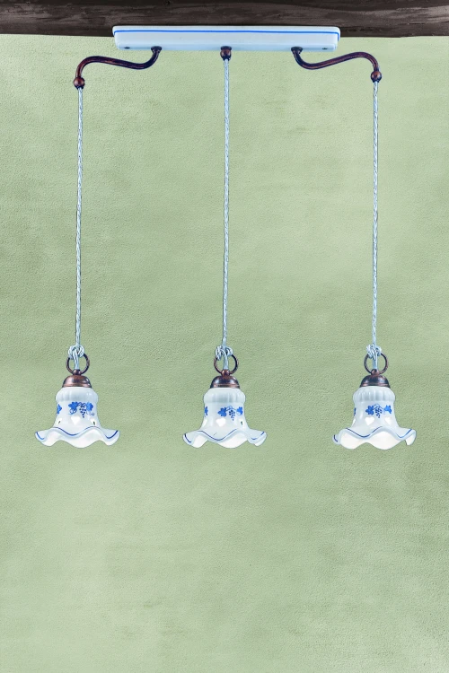 oświetlenie nad wyspa kuchenna Ferroluce CHIETI 3 punkty światła