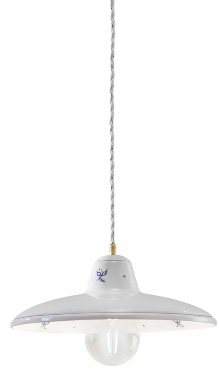 lampa Ferroluce COMO czarny połysk biały połysk mosiądz