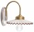 kinkiet ceramiczny ferroluce c012 laquila retro salon ściana