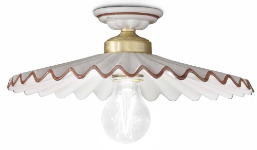 plafon ceramiczny ferroluce laquila c013 duży salon klasyczny sufit