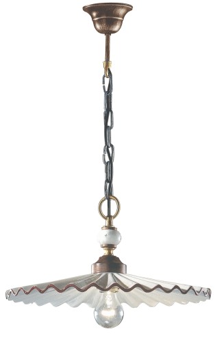 lampa wisząca ferroluce c163 laquila ceramiczna kuchnia rustykalna
