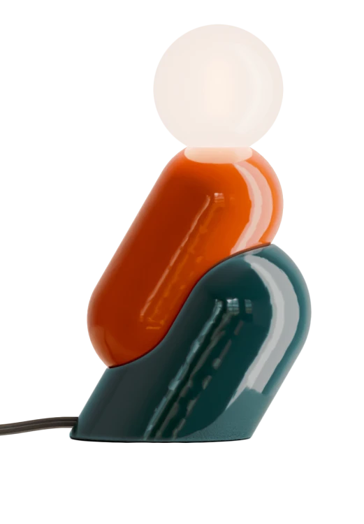 lampa stołowa Ferroluce C2820 TATA ceramiczna Art Deco do salonu i sypialni
