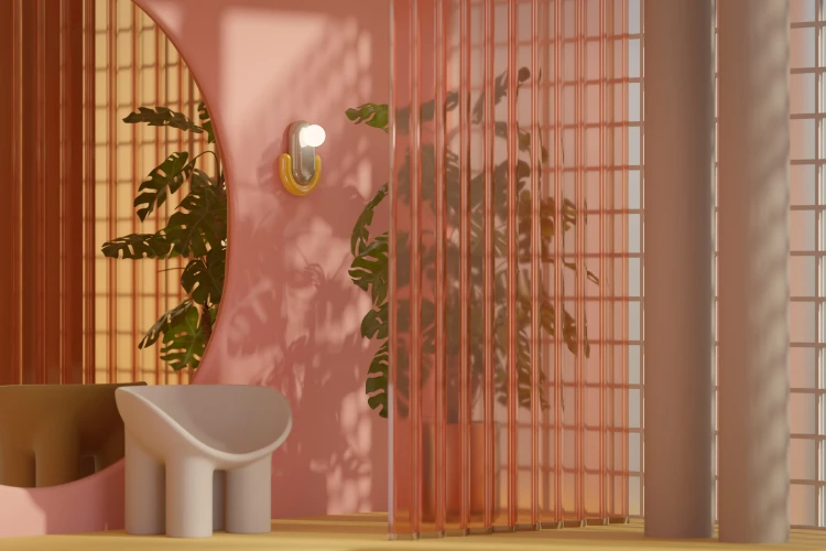 designerski kinkiet ceramiczny Ferroluce C2700 do sypialni i gabinetu