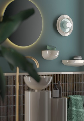 kinkiet Ferroluce C2775 Voilà ceramiczny deco do gabinetu i salonu