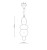 Ferroluce, LAMPA SUFITOWA DECO BUMBUM MIX - C2752