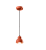 włoska lampa ceramiczna Ferroluce Berimbau pomarańczowa