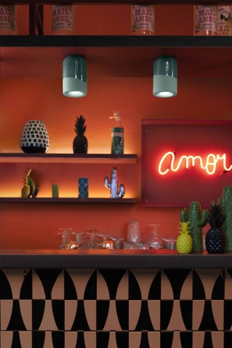 plafon Ferroluce w korytarzu nowoczesnym