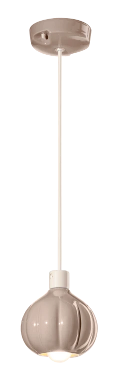 Lampa wisząca Ferroluce C2640 AFOXÉ – ceramika w kolorach kremowym, pomarańczowym, turkusowym i zieleni szałwiowej – idealna nad stołem jadalnym lub nad wyspą kuchenną