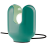 designerska lampa stołowa ceramika ferroluce