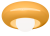 designerska lampa sufitowa z opalowym szkłem ferroluce