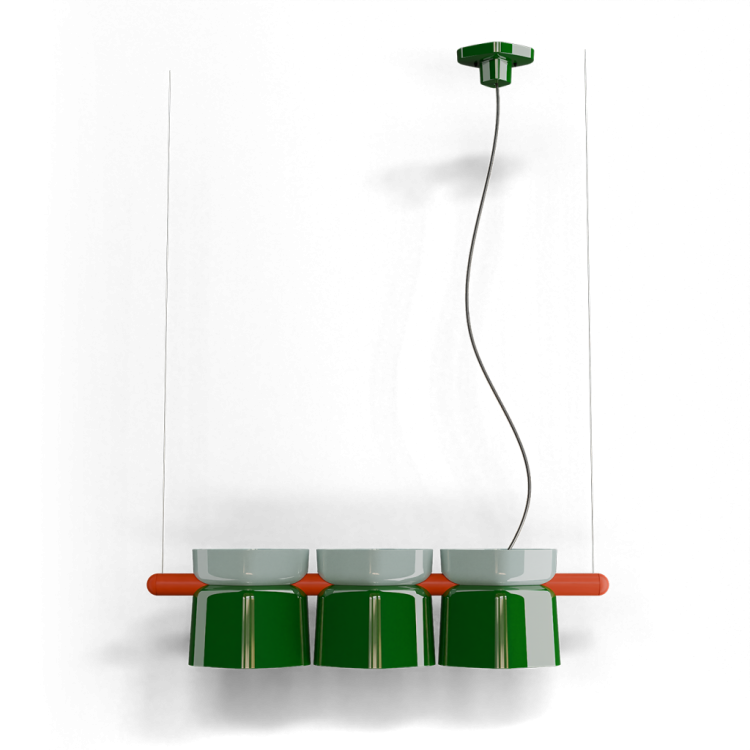 designerska lampa wisząca Ferroluce Yakitori C2790 do restauracji i salonu