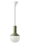 ceramiczna lampa wisząca Ferroluce C2730 do salonu i przestrzeni butikowych