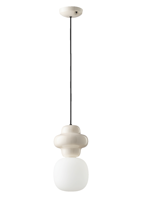 designerska lampa Ferroluce Copacabana C2681 kremowa