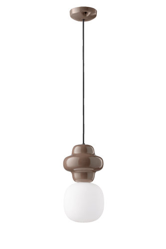 lampa sufitowa Ferroluce C2681 Copacabana ceramika mokka