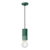 stylowa lampa wisząca Ferroluce C2501 zielona