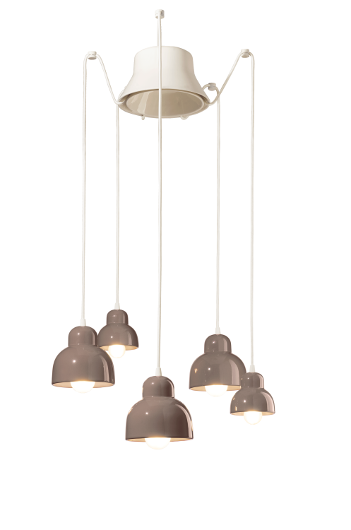 designerska lampa wisząca ceramika ferroluce