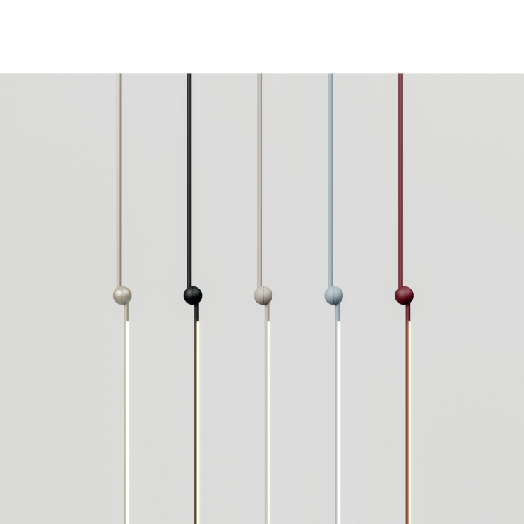 nowoczesny plafon regulowany Pivò CL Accento Luce do salonu i sypialni