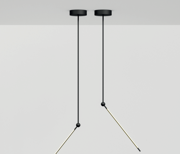 regulowana lampa sufitowa Accento Luce Pivò CL designerskie oświetlenie salon