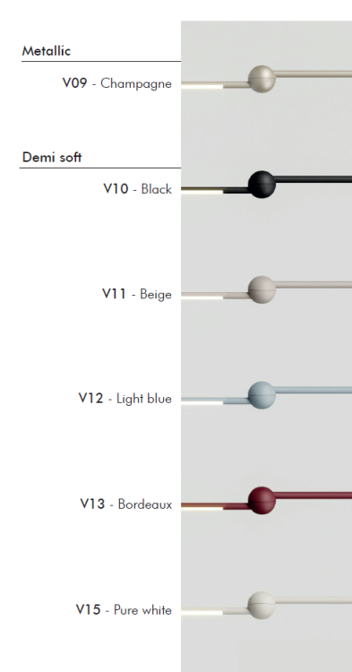 lampa sufitowa do salonu Pivò CL Accento Luce minimalistyczna designerska