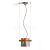 lampa wisząca Ferroluce C2791 Yakitori w salonie nad stołem
