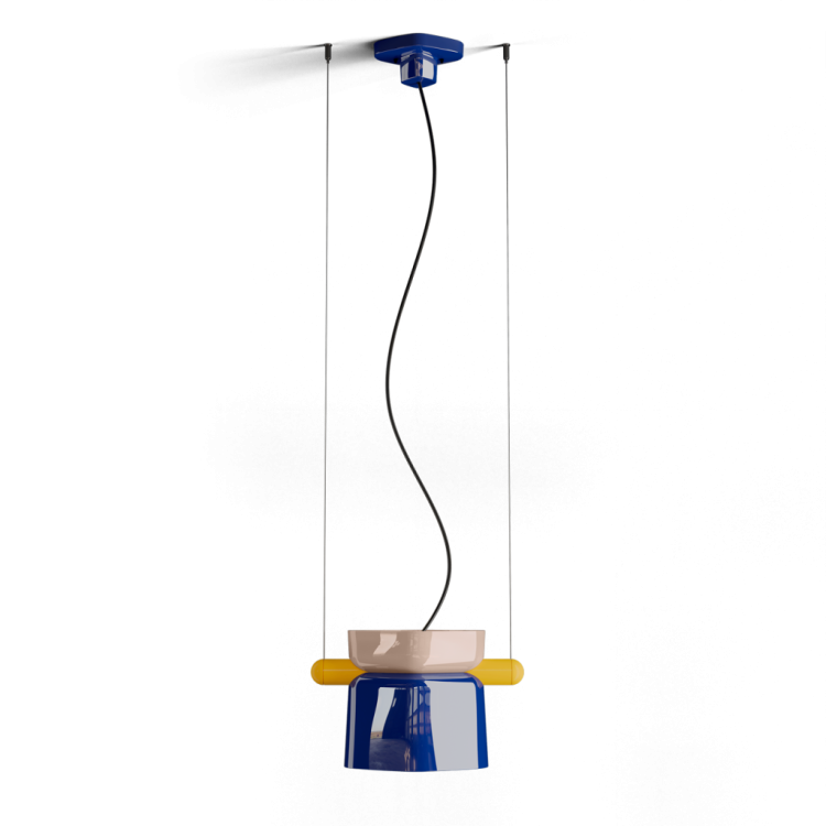 designerska lampa wisząca Ferroluce C2791 do restauracji i salonu