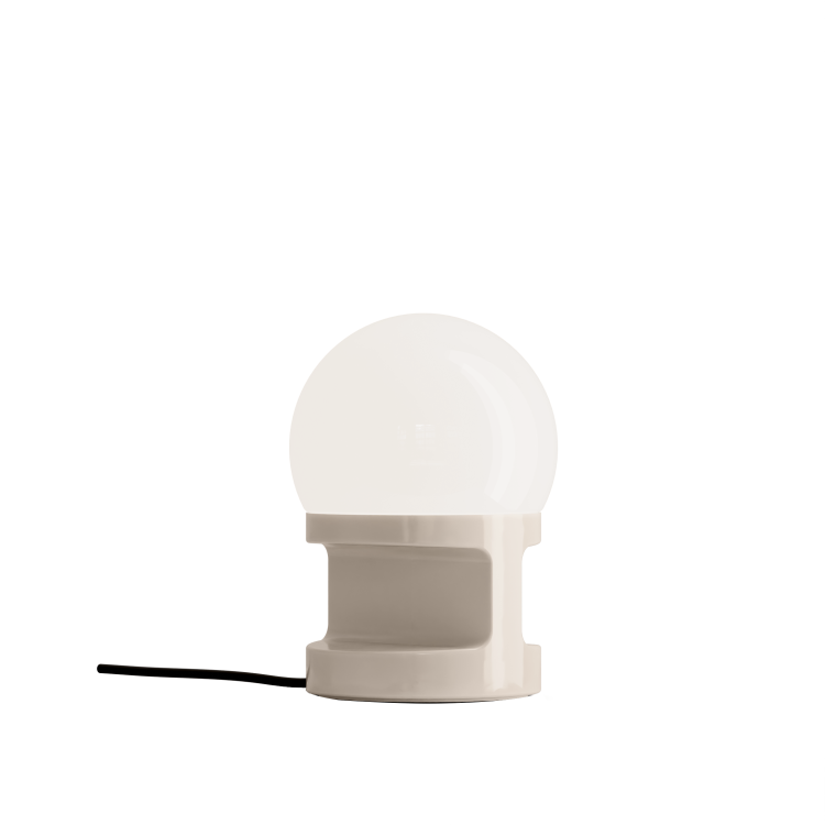 ceramiczna lampa stołowa Ferroluce C2783 na komodę i biurko styl retro