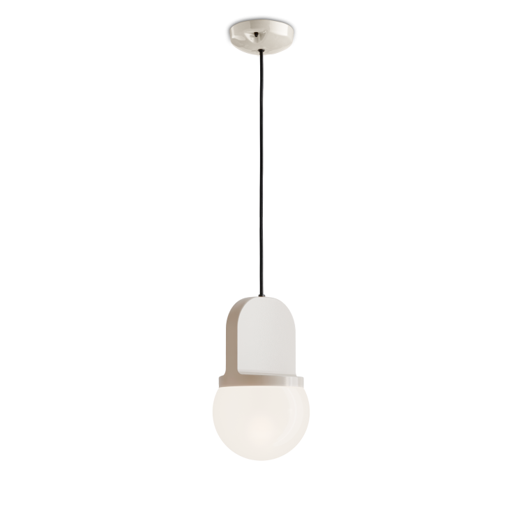 lampa Ferroluce C2781 światło rozproszone do jadalni i wnętrz vintage