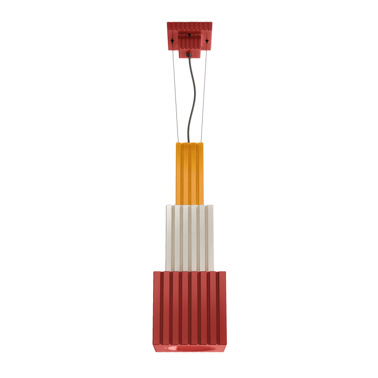 lampa wisząca Ferroluce C2830 Metra ceramiczna deco nad stół do kuchni i salonu