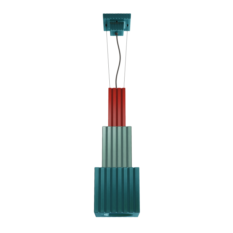 lampa wisząca Ferroluce C2832 Metra ceramiczna deco nad stół do kuchni i salonu