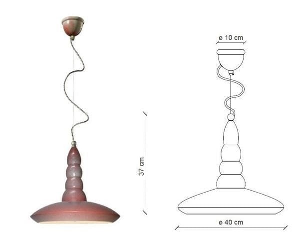 LAMPA SUFITOWA VAGUE-VINTAGE - C1410