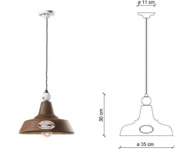 LAMPA SUFITOWA GRUNGE 35 - C1600